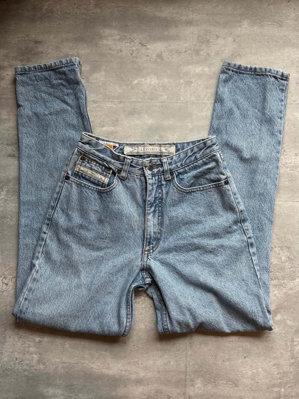 Z. Cavaricci Light Wash Relaxed Men’s Jeans
